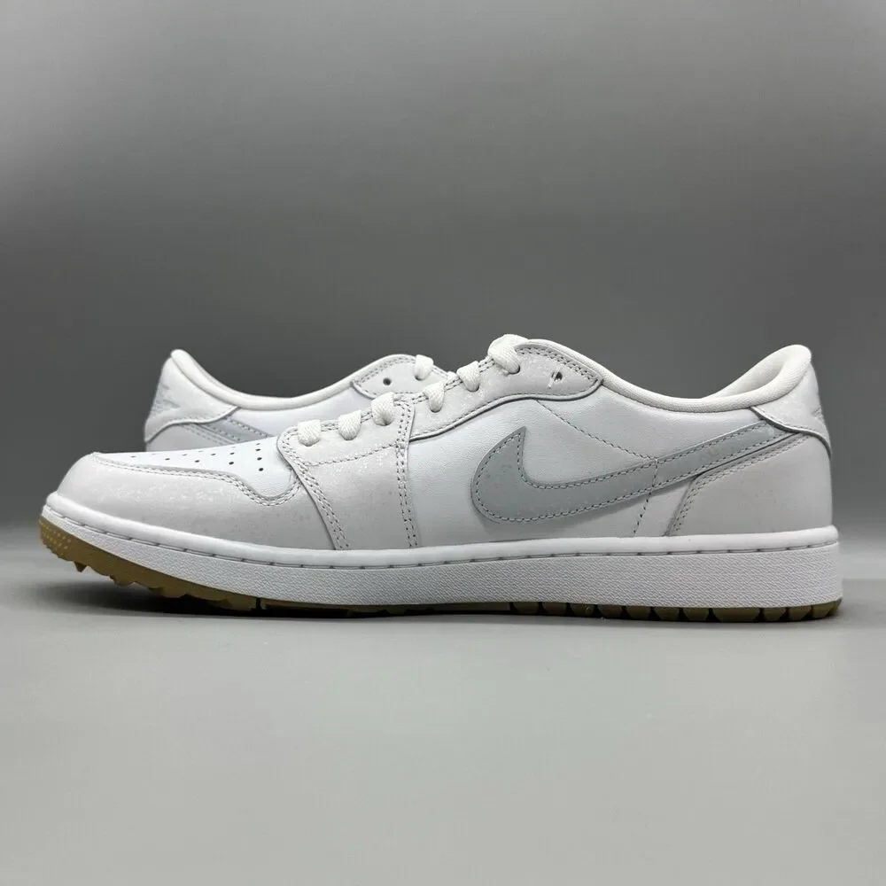 Air Jordan 1 Low G White Gum Men's Size 10.5 DD9315-111 Golf Shoes